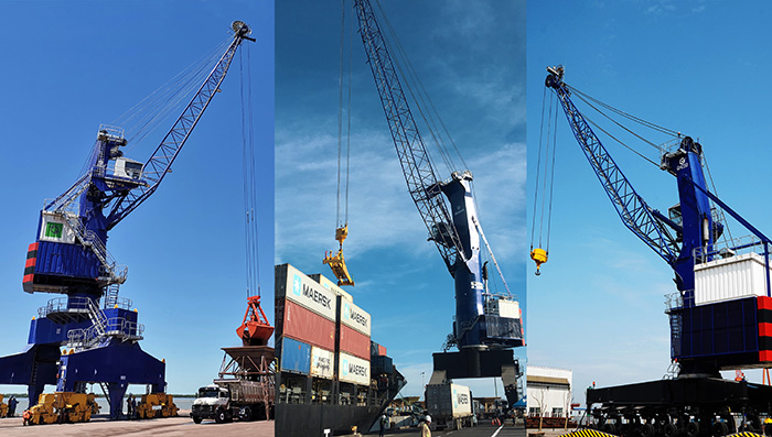 GENMA mobile harbor crane(MHC):harbor handling“generalist”